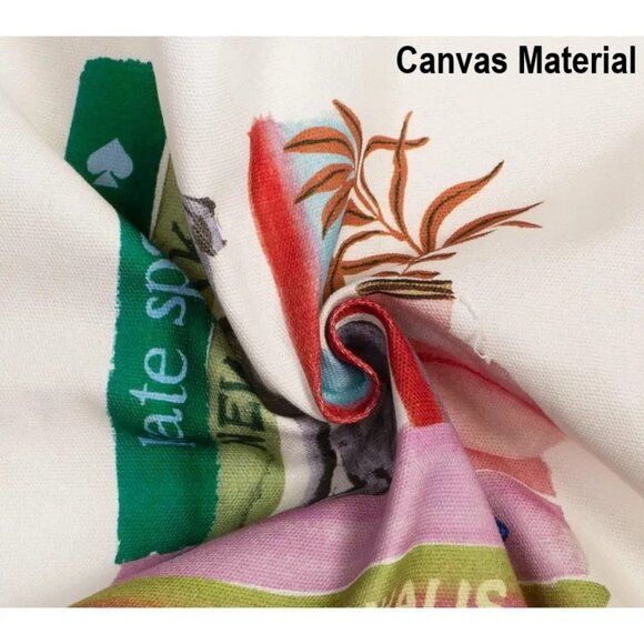 kate spade new york Canvas Book Tote, Bookshelf - Picture 4 of 5